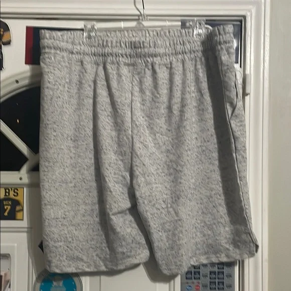 Gray Athletic Shorts with Elastic Waistband and Team Logo NWOT - Picture 6 of 7